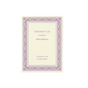 Broadside - Sonnet 116 by William Shakespeare (closed)