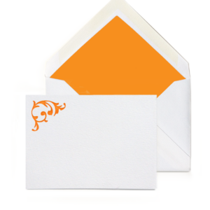 Curving Leaves Escort Cards