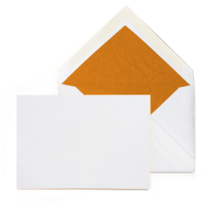 Orange Flat Card & Envelope