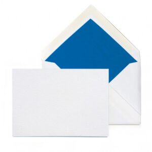 Parade Blue Flat Cards & Envelopes (set of 50)