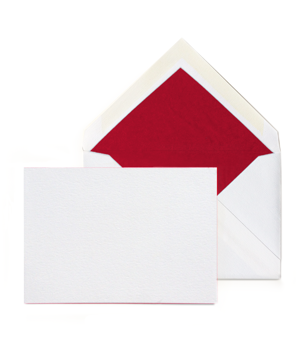 Scarlet Flat Cards & Envelopes