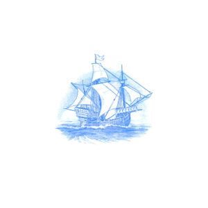 Ship at Sea - Engraved Stationery