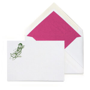 Sledding Motif with Tissue