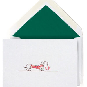 Dachshund: Folded Colonial (sets of 10)